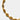 Katerina Psoma Gold necklace with oval-shaped beads