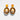 Katerina Psoma Dangle Earrings with Stones