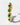Katerina Psoma gold plated metal bracelet with green crystals