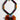 Katerina Psoma short resin necklace n brown and violet