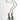 Katerina Psoma long green tassel necklace