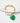 Katerina Psoma Chain Bracelet with Green Heart