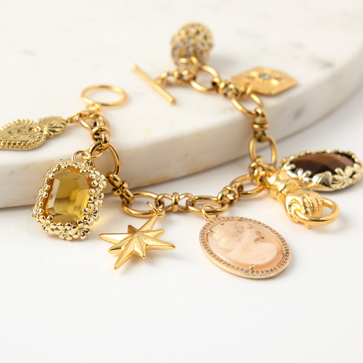 Claudia Bracelet with Charms Katerina Psoma