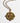 Katerina Psoma gold plated short chain necklace with a charm delete all shit