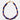 Katerina Psoma Colorful beaded necklace with a gold chain and trade beads