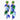 Katerina Psoma Colorful leaf-shaped earrings with blue, green, and gold elements