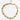 Katerina Psoma Gold necklace with oval-shaped beads