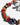 Katerina Psoma Orange Short Necklace with Murano and trade beads