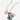 Katerina Psoma Amore Green Charm Necklace
