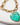 Katerina Psoma Chain Bracelet with Light Green Heart