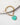 Katerina Psoma Chain Bracelet with Light Green Heart Valentine