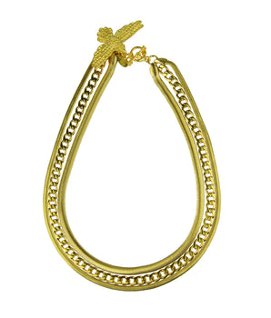 Katerina Psoma  Short Triple Vintage Chain Necklace
