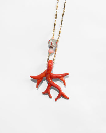 Murano Corals & Trade Bead Braceletes