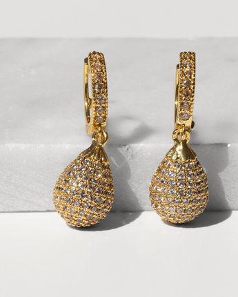 katerina psoma gold plated crystal hoops 925 silver