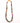 Katerina Psoma Noni necklace — multicolor nephrite beads with a hammered gold toggle clasp