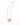 Katerina Psoma Cuore necklace — rutilated quartz heart pendant on a faceted crystal chain with a heart-shaped clasp