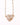 Detail close up of Katerina Psoma Cuore necklace — rutilated quartz heart pendant on a faceted crystal chain with a heart-shaped clasp