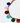 Katerina Psoma Amalia Short Necklace with Murano and gold plated metal beads