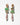 katerina Psoma Eleanor earrings — green agate, smoky crystal and cat's eye drop earrings in a soft palette