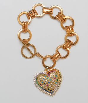 Amore Gold Plated Bracelet