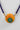 Katerina Psoma Venus Orange Shell Short Necklace with purple cord
