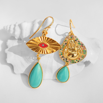 Katerina Psoma Aylin Unmatched Charm Earrings