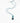Katerina Psoma Murano Amphora glass cord pendant in blue green colors