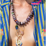 Katerina Psoma Amore Blue Charm Necklace