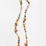 Katerina Psoma Colorful beaded necklace with murano and semiprecious stones