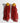 Katerina Psoma Red dangle earrings with tassels
