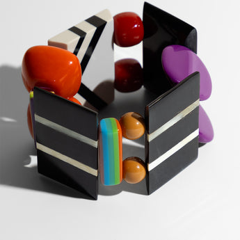 Katerina Psoma Colorful geometric bracelet