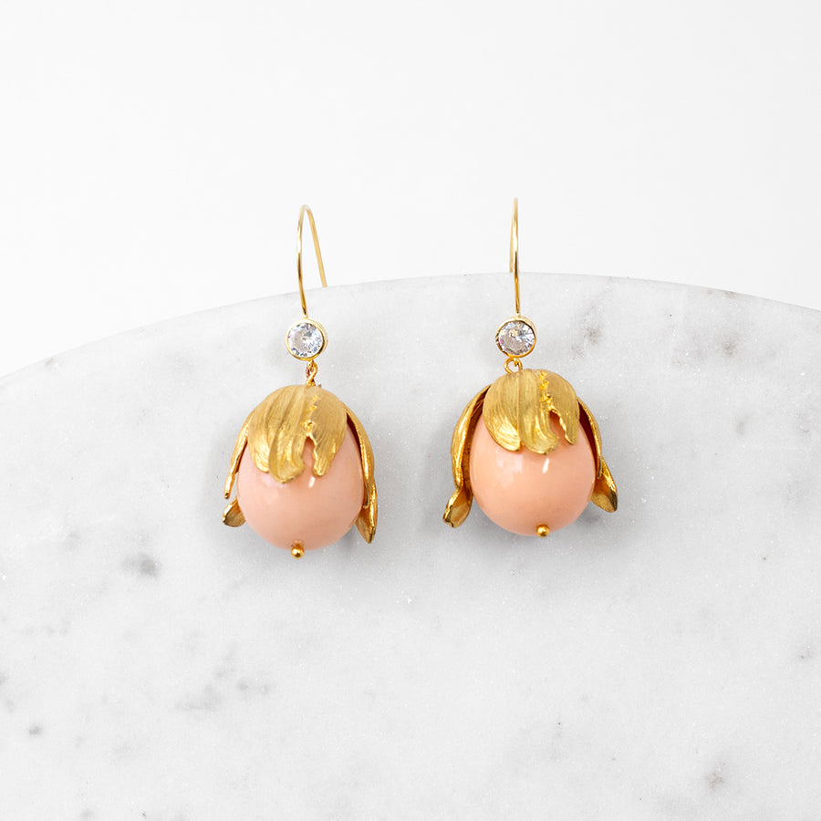 Katerina Psoma Coral Hook Earrings