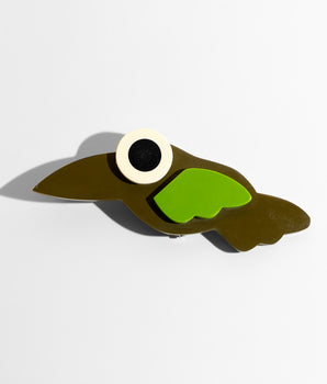 Katerina Psoma Memphis Green Brooch