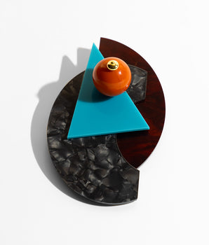 Katerina psoma colorful acrylic brooch