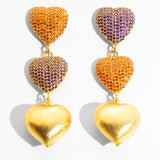 Katerina Psoma Amore Orange Stud Earrings