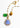 Katerina Psoma Ruby Pendant Necklace with blue carved agate and other charms