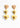 Katerina Psoma Amore Beige Stud Earrings