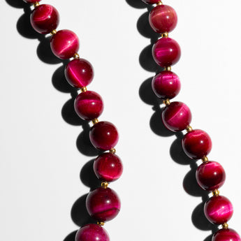 Katerina Psoma Fuchsia Bead Necklace