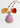 Katerina Psoma Ruby Pendant Necklace with puprle carved agate and other charms