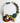 Katerina Psoma  Colorful short necklace with beads and a gold bow 