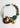 Katerina Psoma  Colorful short necklace with beads and a gold bow 