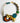 Katerina Psoma  Colorful short necklace with beads and a gold bow 