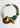Katerina Psoma  Colorful short necklace with beads and a gold bow 