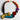 Katerina Psoma  Colorful short necklace with beads and a gold bow 