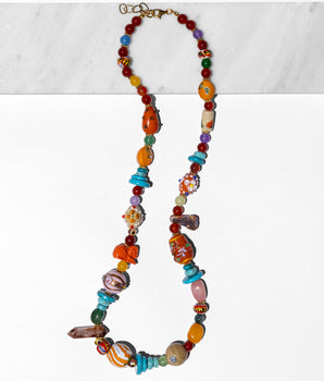 Katerina Psoma Verano Multicolor Long Necklace