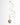 Katerina Psoma Be a Poem long Necklace gold plated brass green stones