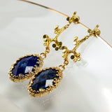 Katerina Psoma Alicia Blue Dangle Earrings