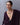  a model wearing the Katerina Psoma  grape jade pendant long necklace