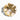Katerina Psoma Flower gold plated metal Brooch