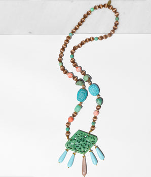 Katerina Psoma Aurora Jade Necklace in Green